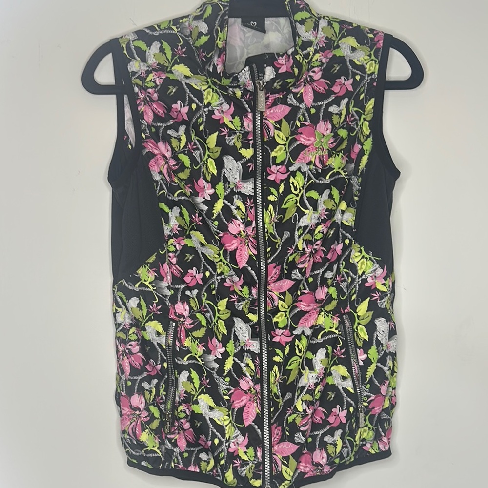 Born Floral Black Vest